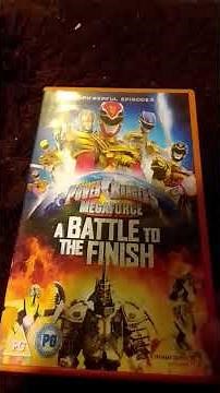 my new power rangers dvd collection