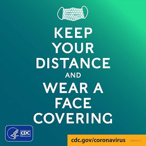 We can all help slow the spread of COVID-19. Practice social distancing by keeping at least six feet of physical distance between yourself and others and wearing a cloth face covering when in public. Learn more about staying healthy and protecting your community at www.cdc.gov/coronavirus. | CDC