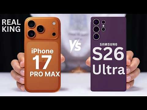 Samsung S26 Ultra VS iPhone 17 Pro Max | FULL COMPARISON!