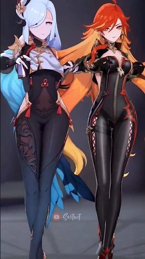 【Genshin Impact MMD】Mavuika & Shenhe - Graceful Dance Duo