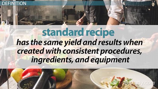 Standardized Recipe | Definition, Format & Examples