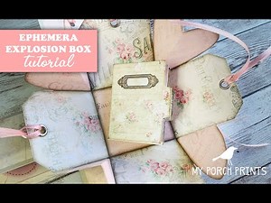 Ephemera Explosion Box Tutorial MPP