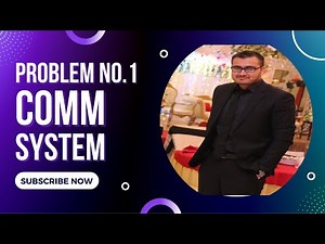 Communication system| Numerical Problem-1 related to AM Power and Efficiency