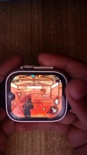 s9 ultra smartwatch ⚡ Android 🔥 Handcam freefire 😀 game play #shorts #watch #trending