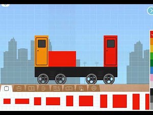 Labo brick train rainbow carriage set part 1