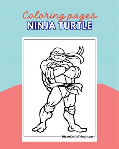 I Heart Crafty Things on Instagram: "🐢 Cowabunga! 35 FREE Teenage Mutant Ninja Turtles coloring pages are waiting for you! Perfect for kids & TMNT fans 🎨 👇 💬 Comment “TURTLES” and we’ll send you the full coloring tutorial + printables! #TMNT #NinjaTurtles #ColoringPages #KidsActivities #FreePrintables #ArtForKids"