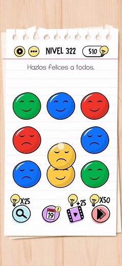 Brain Test | Nivel 322 - Hazlos felices a todos