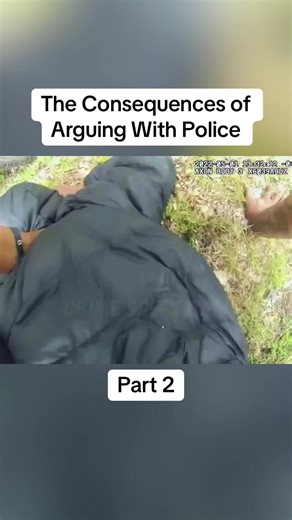 The Consequences of Arguing With Police #cops #copsoftiktok #police #bodycam #crime