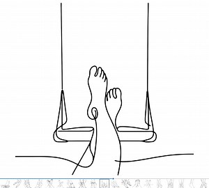 Feet Line Art SVG Bundle | 40 Minimalist Female Foot One Line Drawing PNG | Boho Feet Outline Tattoo Clipart for Cricut - Etsy