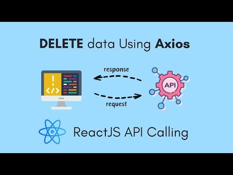Delete Data From API Using AXIOS in ReactJS | Promise chaining and Async-await