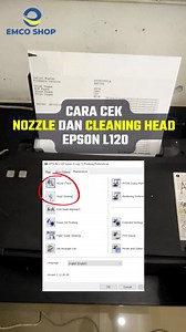 Cara Cek Nozzle dan Head Cleaning Epson L120