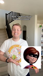 Mrs. Incredible Costume! #disney #pixar #theincredibles #funnyreels #disneyreels #mrthomasenglish | Mrthomasenglish