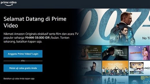 Amazon Sisipkan Iklan ke Layanan Streaming Prime Video Mulai 29 Januari 2023
