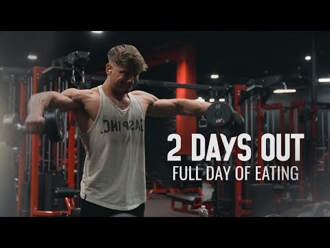 2 DAYS OUT | FULL DAY OF EATING | MENS PHYSIQUE PREP