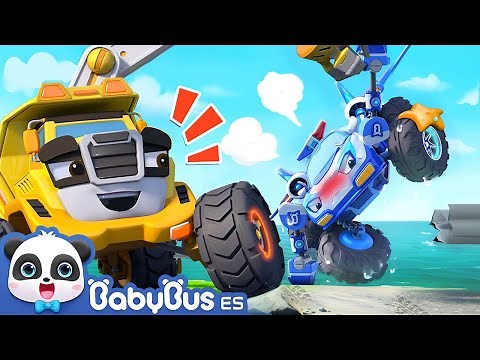 Quién Es el Mejor Auto Monstruo | Camiones Monstruo | Canciones Infantiles | BabyBus en Español