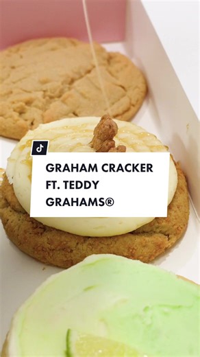 Delicious Teddy Graham Cracker Cookies by Crumbl Cookies