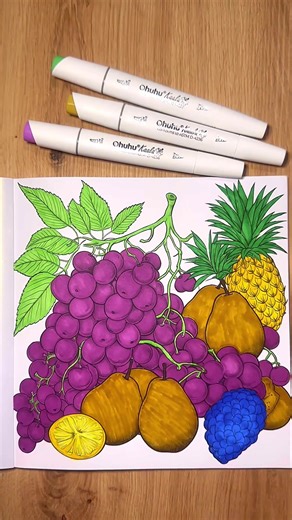 Nature's Candy: A Coloring Journey for Relaxation