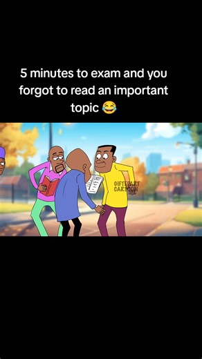 Funny Animation About Exam Panic