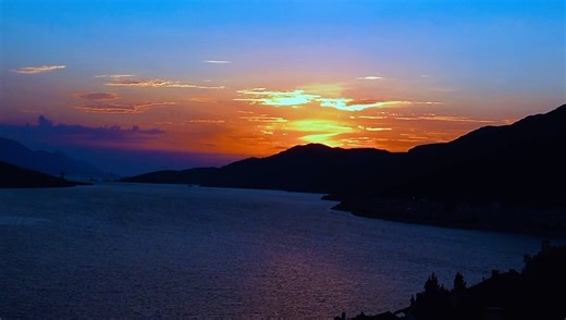 Zalazak sunca u Neumu, Bosna i Hercegovina.