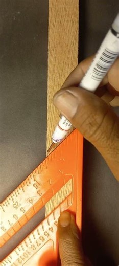 simple way to make wood angle #woodart # tips ny bang All