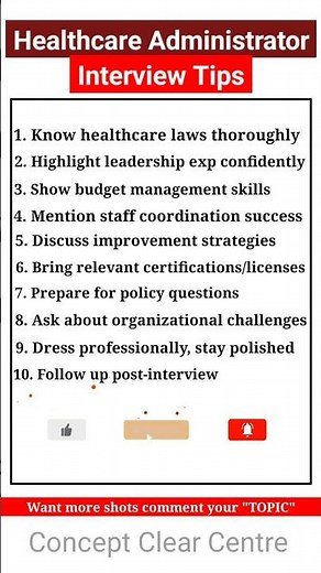 Healthcare Administrator Interview Tips | Interview Tips for Healthcare Administrator
