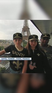 Elisa de Santis, global flag football ambassador and member of the French national team, announces the #Saints fourth round pick from Paris! ⚜️ | New Orleans Saints
