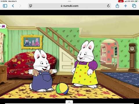 Andy Plays Max & Ruby Toy Bowling All Levels