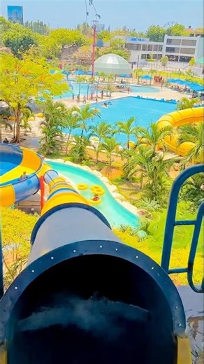 This fat man had fun sliding.