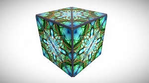 GeoBender Cube "Surfer" - Cube - 3D model by GeoBender (@fatherofsa)