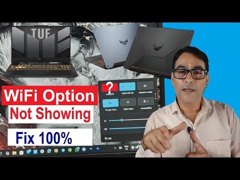 ✅ Fix WiFi Not Showing in Settings On Windows 11 in ASUS Laptop | Fix Missing WiFi 100%