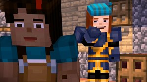 Clumsy Lesbian Animation | Minecraft Story Mode Jesse and Petra