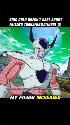 King Cold Doesn't Care About Frieza's Transformations! 🤯 #crashout #kingcold #sparkingzero #dbz