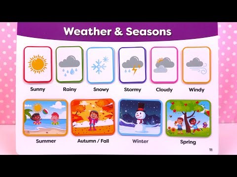 Apprendre le Temps et les Saisons Anglais - Français