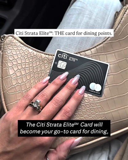 Citibank on Instagram: "Your table is waiting. 6x points at Restaurants every Friday and Saturday, 6 p.m. to 6 a.m. ET. 3x points any other time with the Citi Strata Elite℠ card."