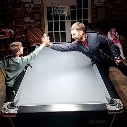 The look on his dad's face 😂🎱 | SPORTbible Australia