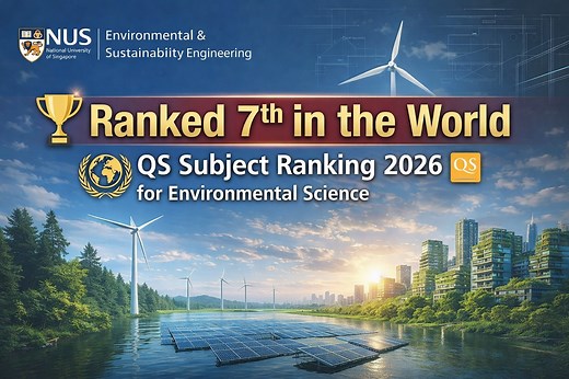 Bachelor of Engineering (Environmental Engineering) | NUS - Civil and Environmental Engineering | NUS