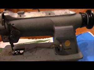 Singer 211 G 156 Walking foot sewing machine with reverse for sale