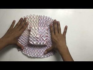 Origami flasher hat by Jeremy Shafer | demo