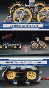 Tug-of-War Challenge - Dual Track Dominator VS Golden Grip Snail #Engineering #Satisfying #Mechanical #afol #cars | Dr. Engine