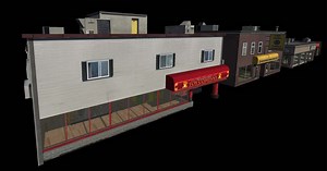 Store buildings set #1 | 3D Urban | Unity Asset Store