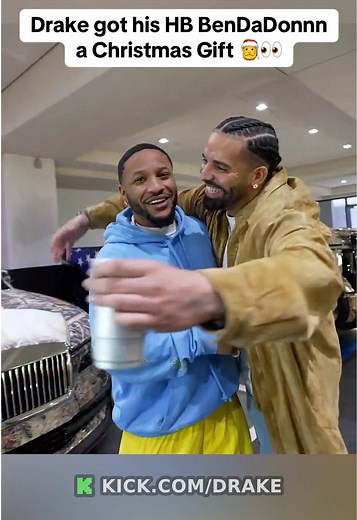 Drake just Gifted his boy BenDaDonnn a Rolls Royce 🔥 Drake Stream Highlights | Best Drake Clips ‼️ #streamer #drake #viral #kickclips #bendadonnn