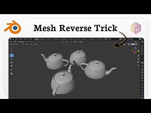 How to flip an object in Blender (Reverse Mesh)