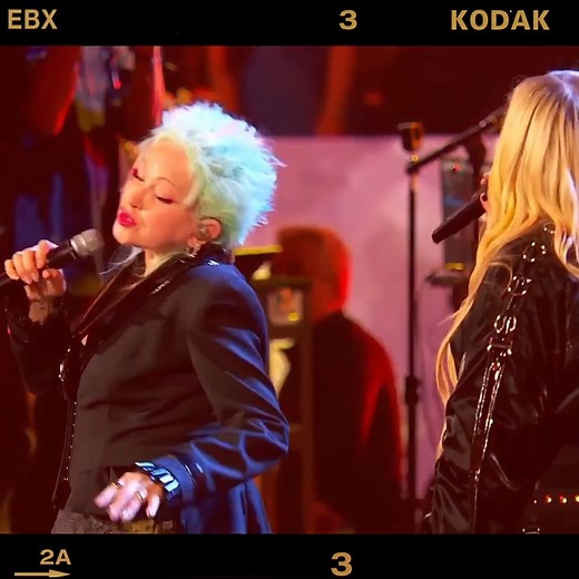 Avril Lavigne and Cyndi Lauper performing "Girls Just Want To Have Fun" at the 2025 Rock & Roll Hall of Fame | Old But Gold