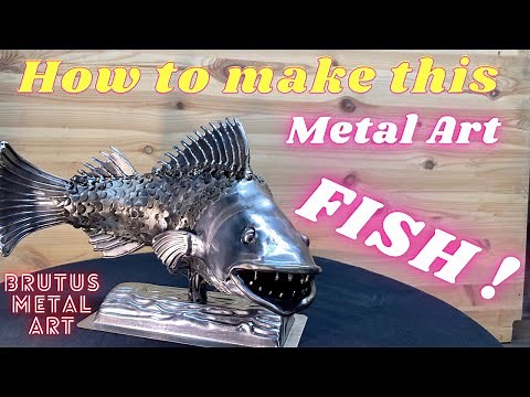 How to make this Metal Art Fish.