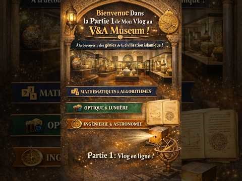 V&A Museum : L’Héritage Scientifique Caché de la Civilisation Islamique 🏛️ | Vlog Partie 1