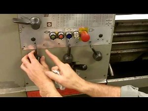 Threading: Step 5 (Setting Lathe Speed)