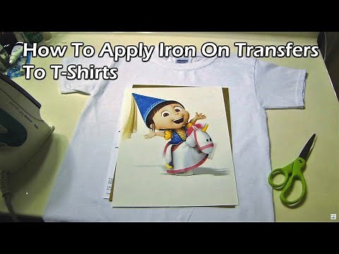 HowTo Apply Iron-On Transfers to T-Shirts