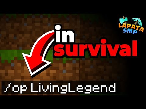 How I Got OP In Survival Minecraft | Lapata Smp Application