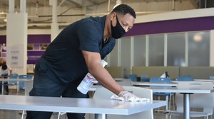 A look at some of the cleaning and safety measures Florida Poly is implementing to ensure students, faculty, and staff have a healthy experience as classes resume on campus this fall. #StrongerTogether 💜 For the latest updates and announcements visit: https://floridapoly.edu/coronavirus/ | Florida Polytechnic University