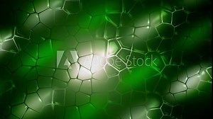 Green background with snake pattern. Motion. Mosaic pattern in style of snake or crocodile skin. Background with polygonal pattern and moving lines